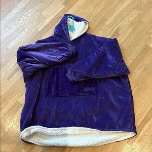 Comfy USA Purple Hooded Sweatshirt